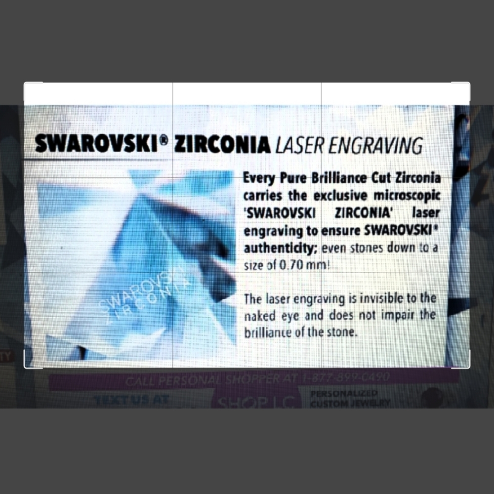 Swarovski Zirconia 5 stone platinum platinum over sterling silver ring - Picture 6 of 6